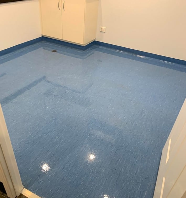 Vinyl Floor Cleaning and Sealing